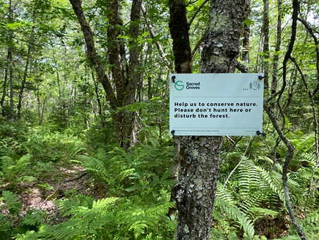 Zone 3 - Signboard encouraging conservation